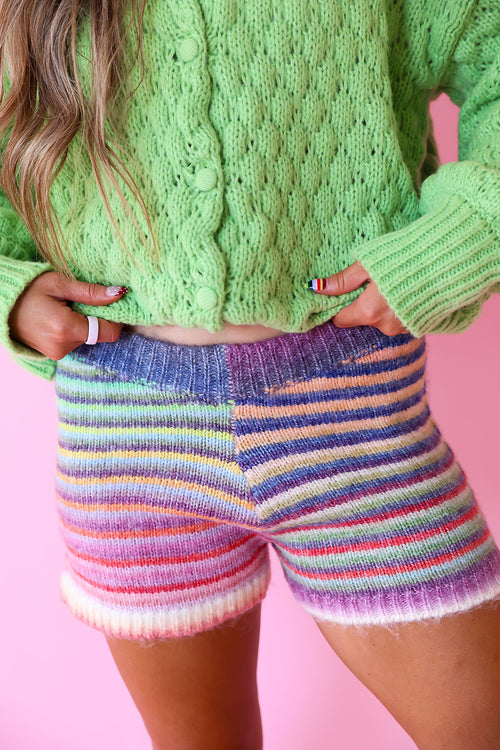 Colorburst Sweater Shorts