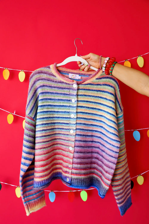 Colorburst Knit Cardigan- RESTOCK*