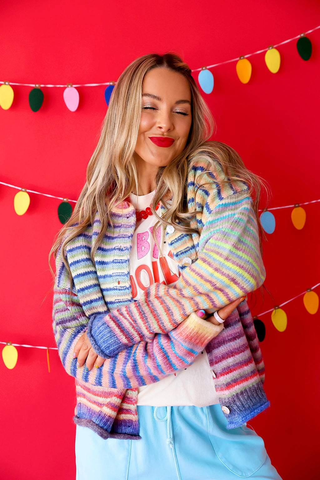 Colorburst Knit Cardigan- RESTOCK*