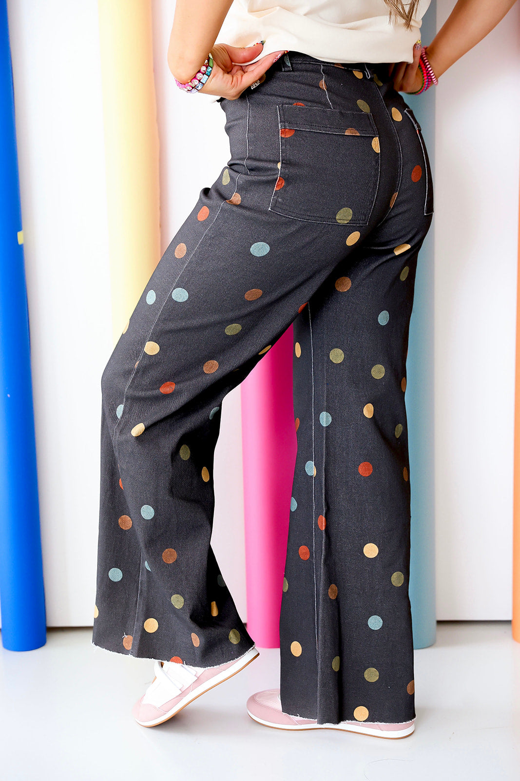 Confetti Classroom Jeans- Charcoal