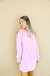 Fall Breeze Tunic Dress-Pink