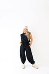 Cutie On The Streets Jumpsuit-Black