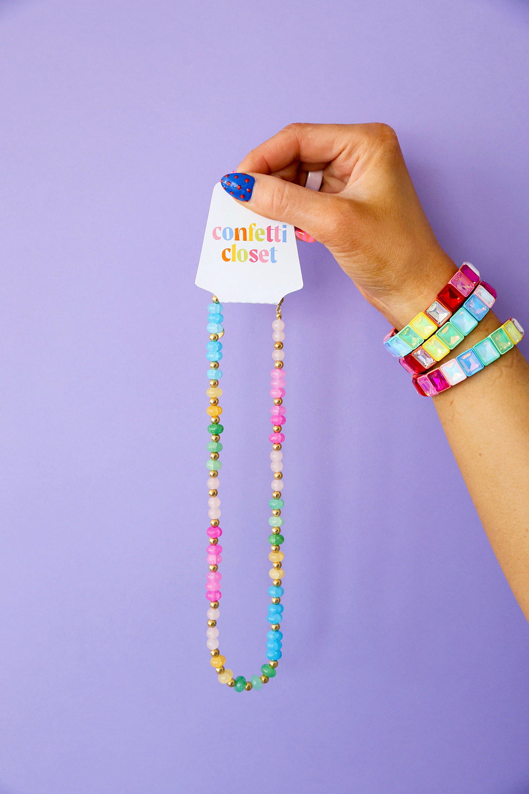 Confetti Cluster Necklace