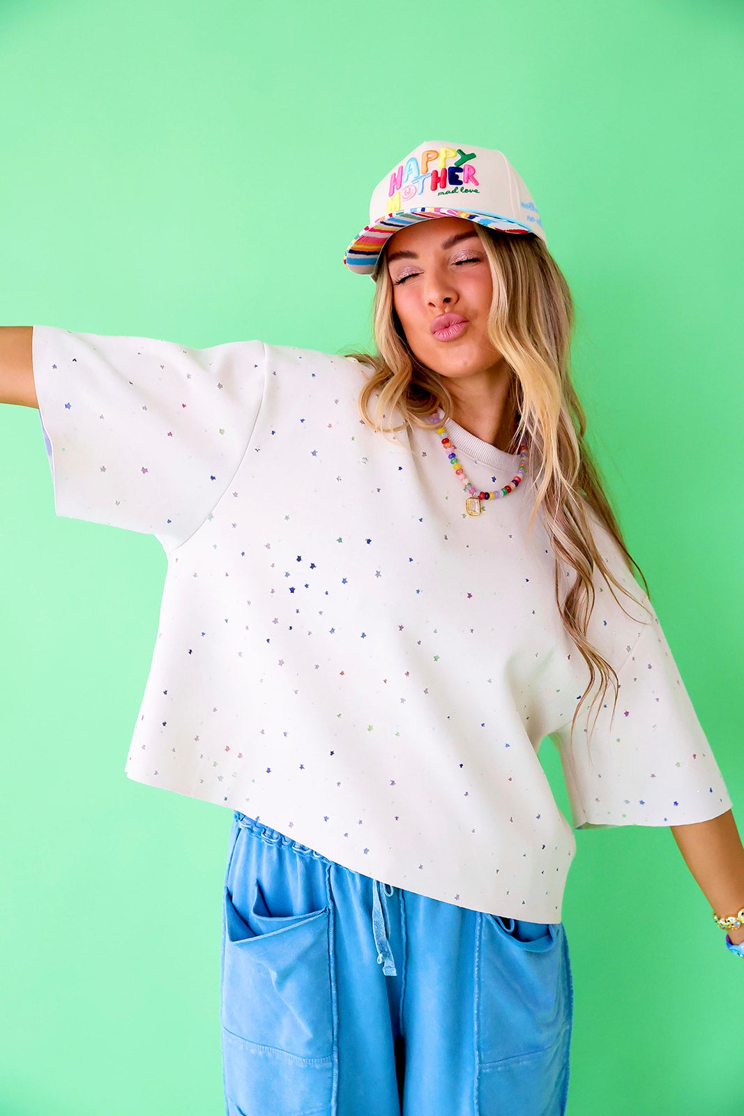 Cosmic Cutie Tee- Cream