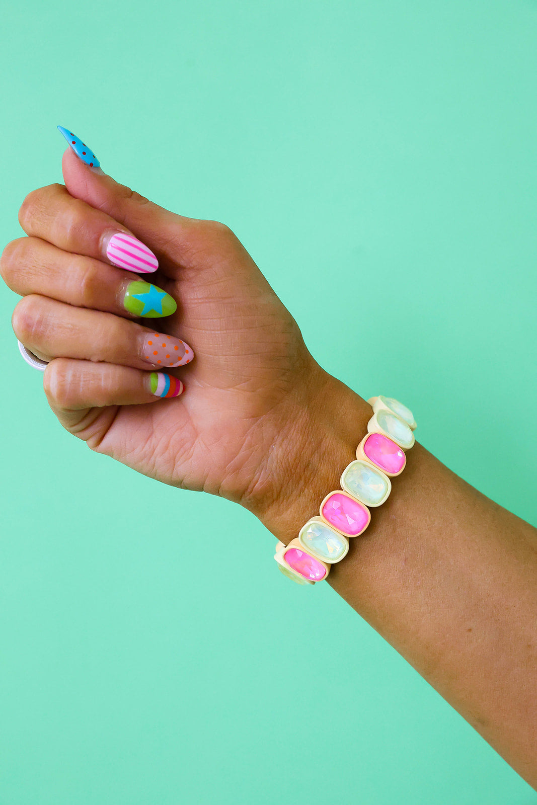 Cotton Candy Crush Bracelet