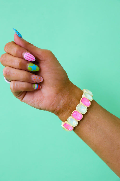 Cotton Candy Crush Bracelet