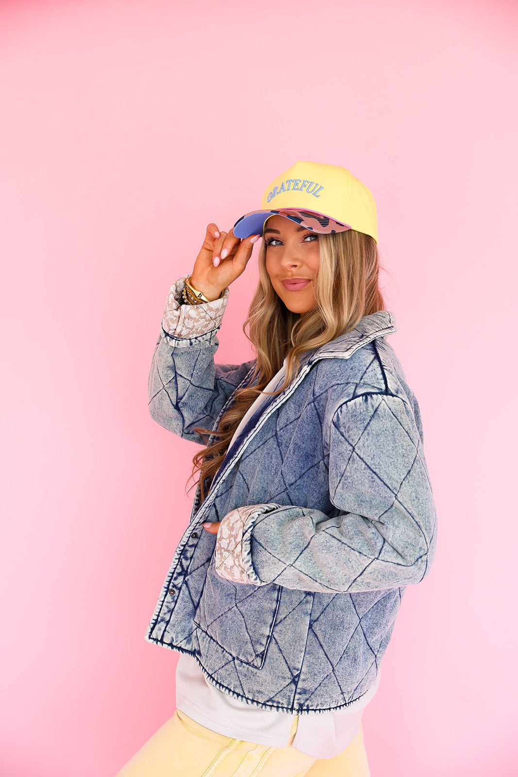 Cozy Quilted Denim Jacket