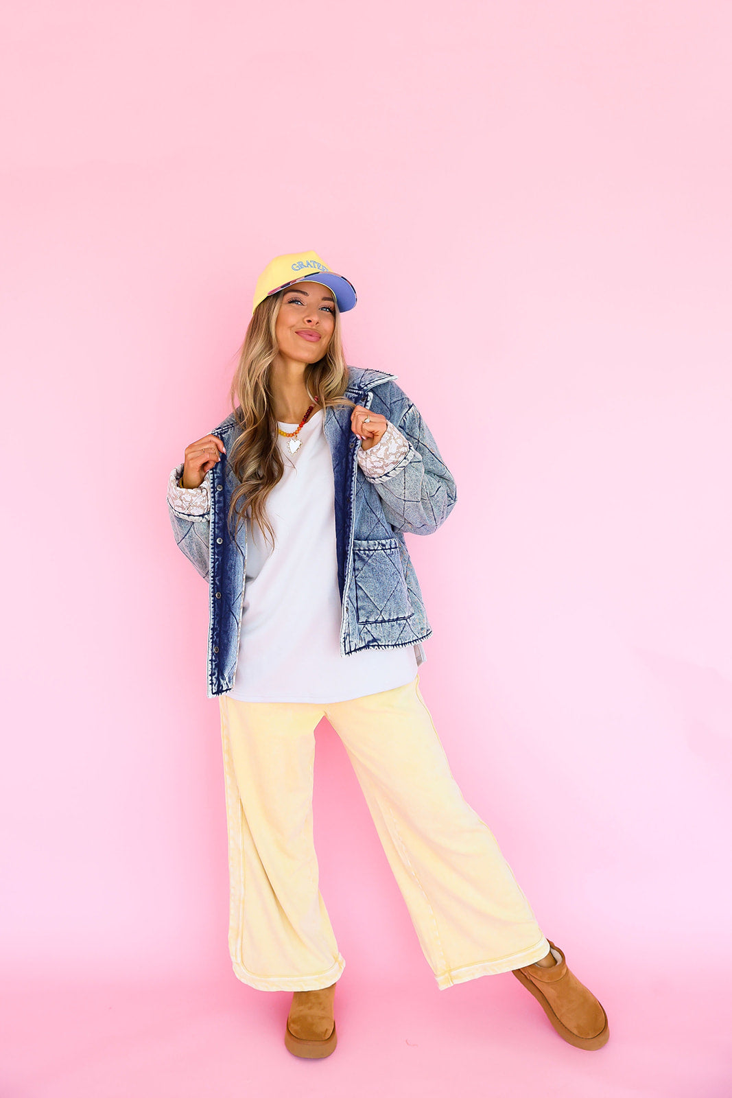 Cozy Quilted Denim Jacket