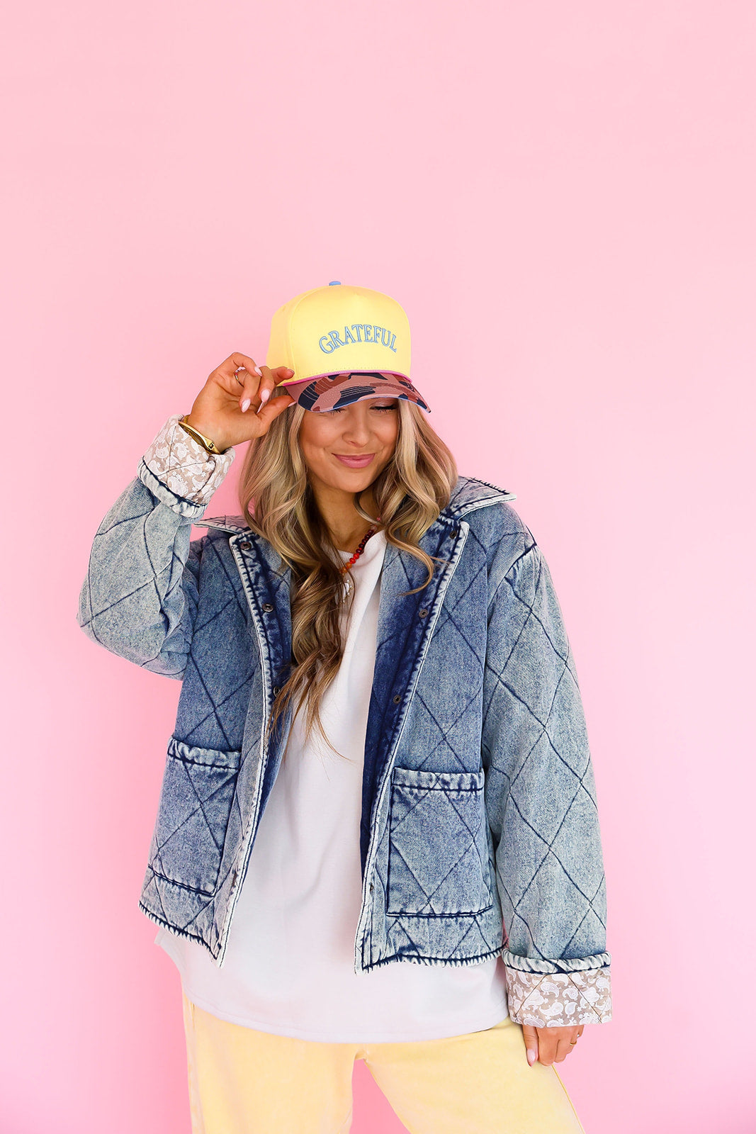 Cozy Quilted Denim Jacket