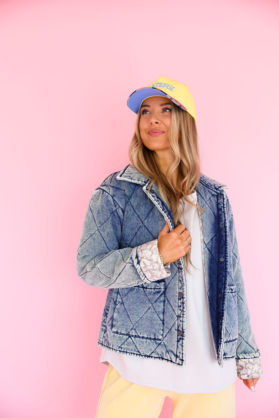 Cozy Quilted Denim Jacket