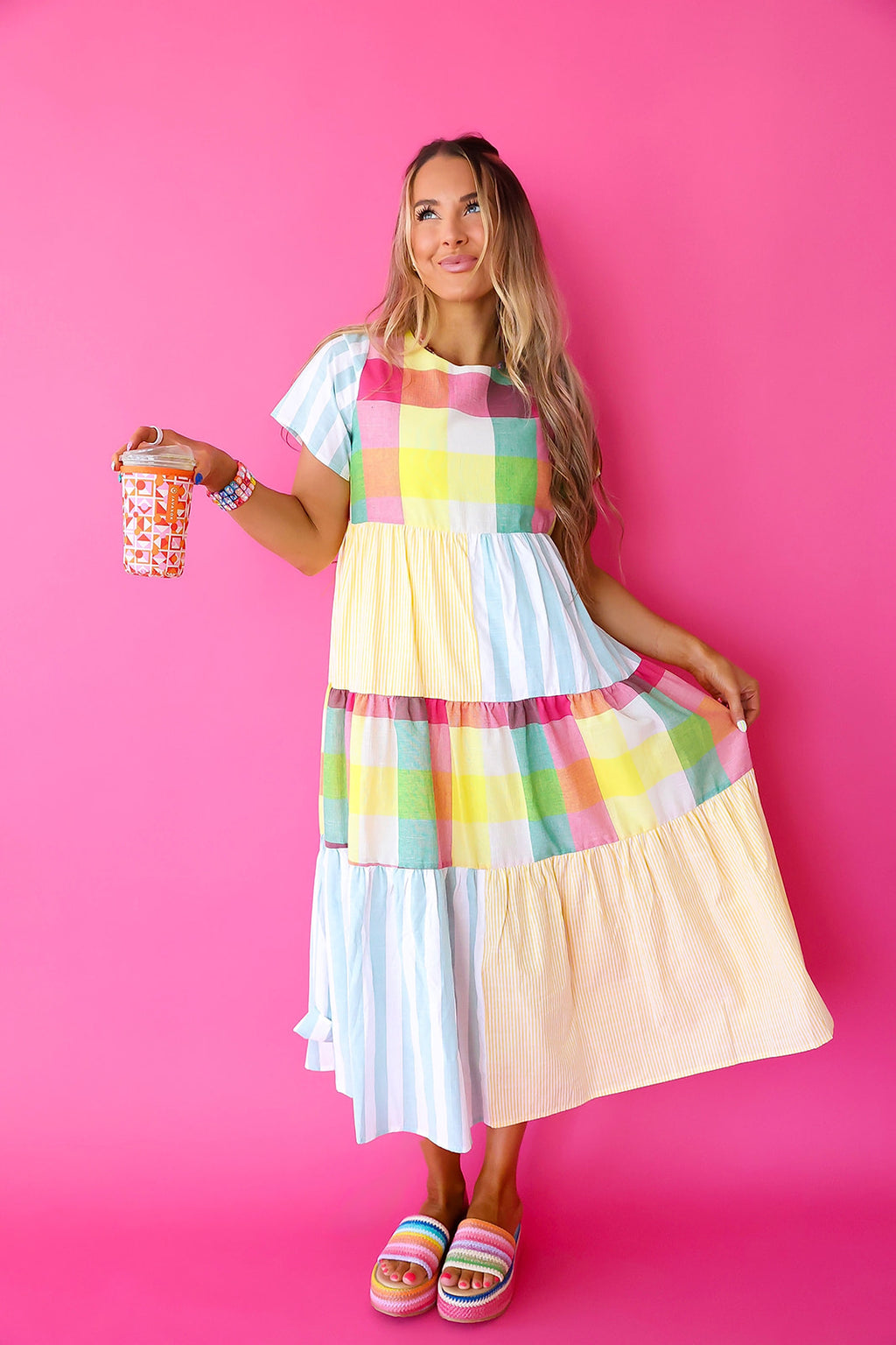 Crayon Box Cutie Maxi Dress