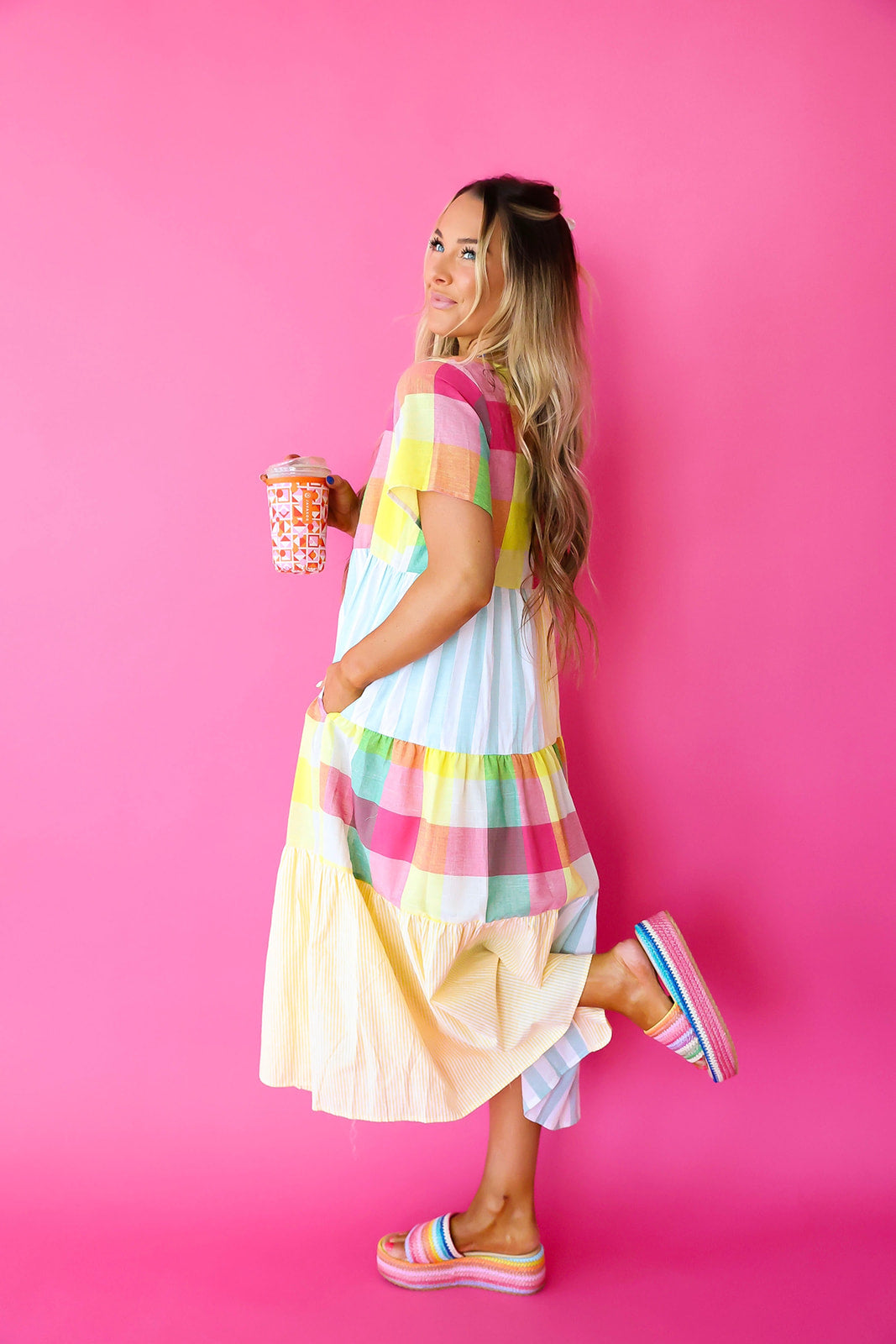 Crayon Box Cutie Maxi Dress