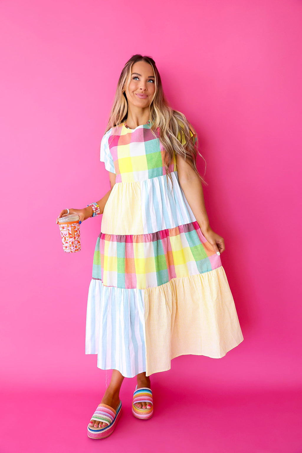 Crayon Box Cutie Maxi Dress