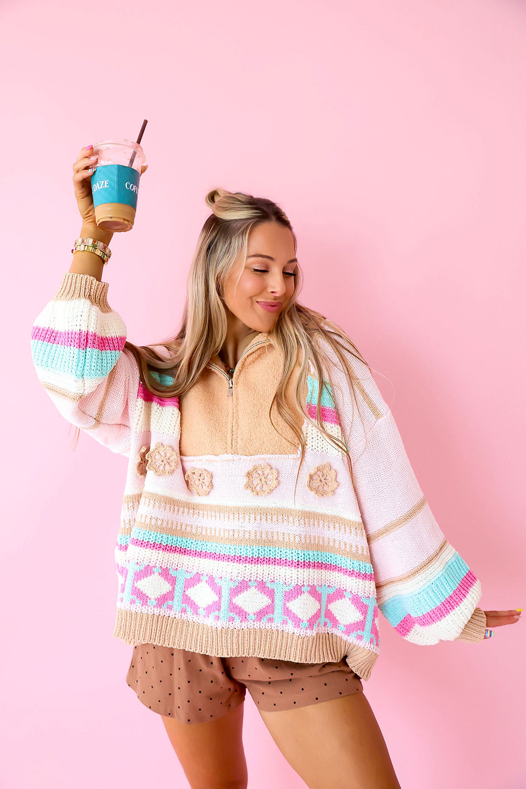 Crochet Crush Quarter Zip