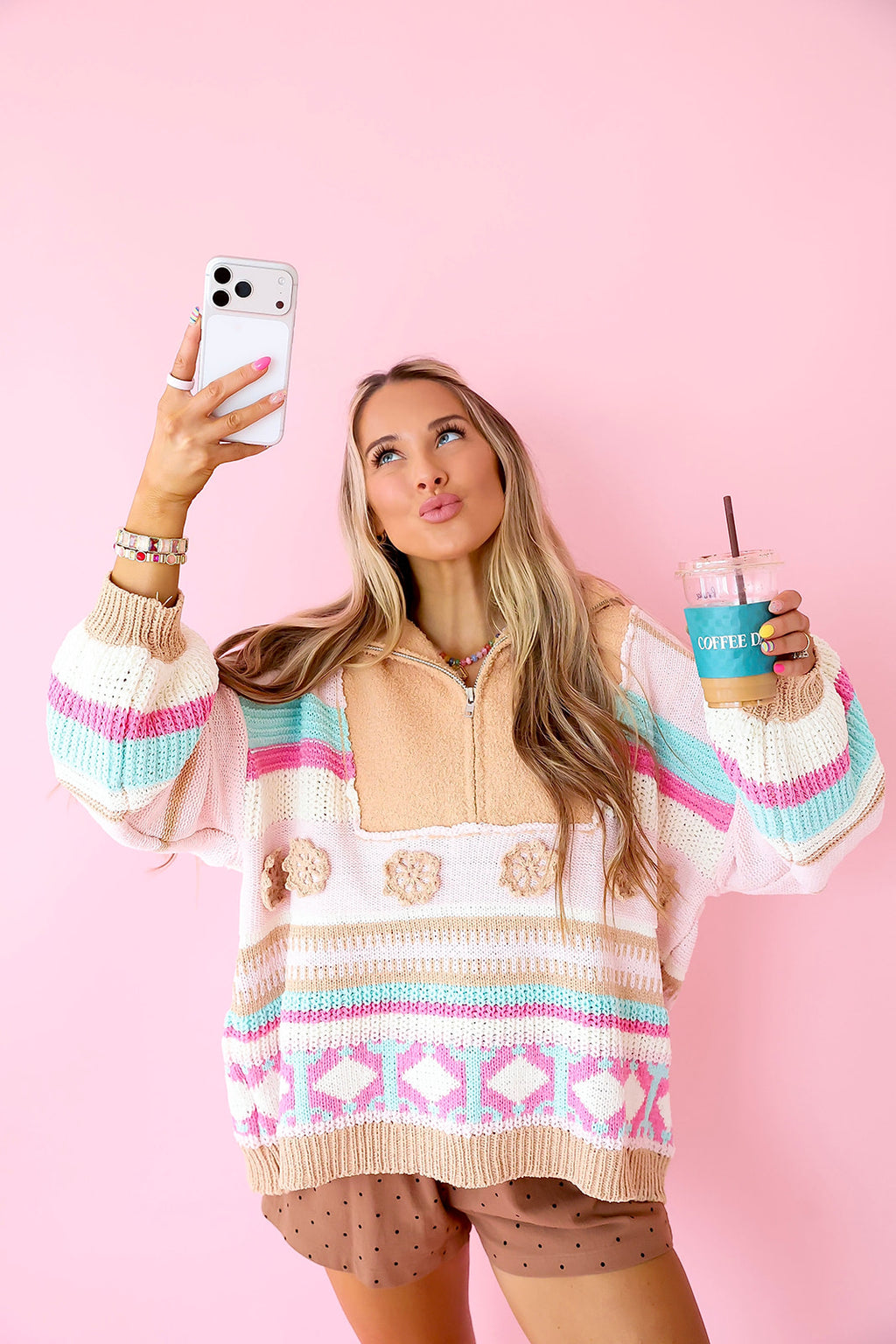 Crochet Crush Quarter Zip