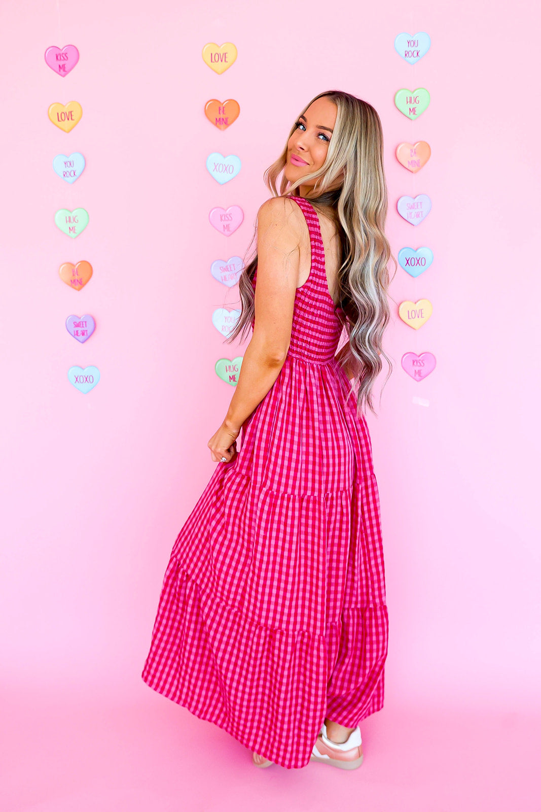 Crushing On Gingham Maxi- Restock