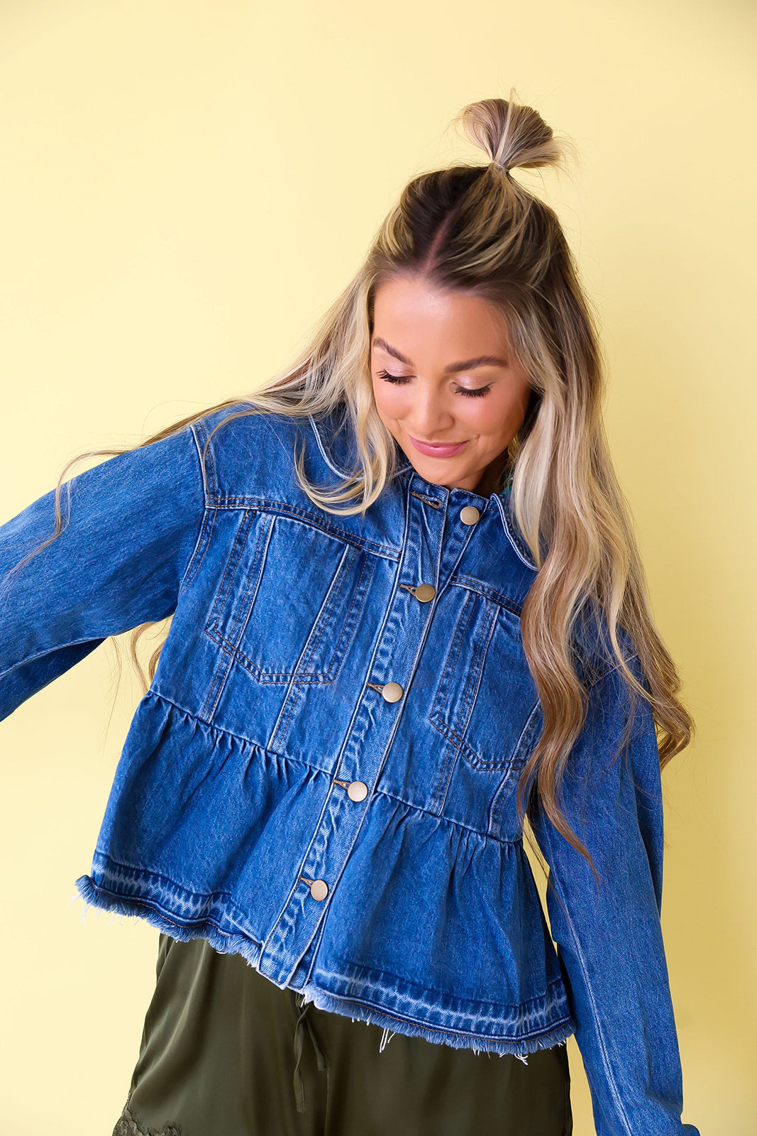 Cute As Can Be Denim Jacket