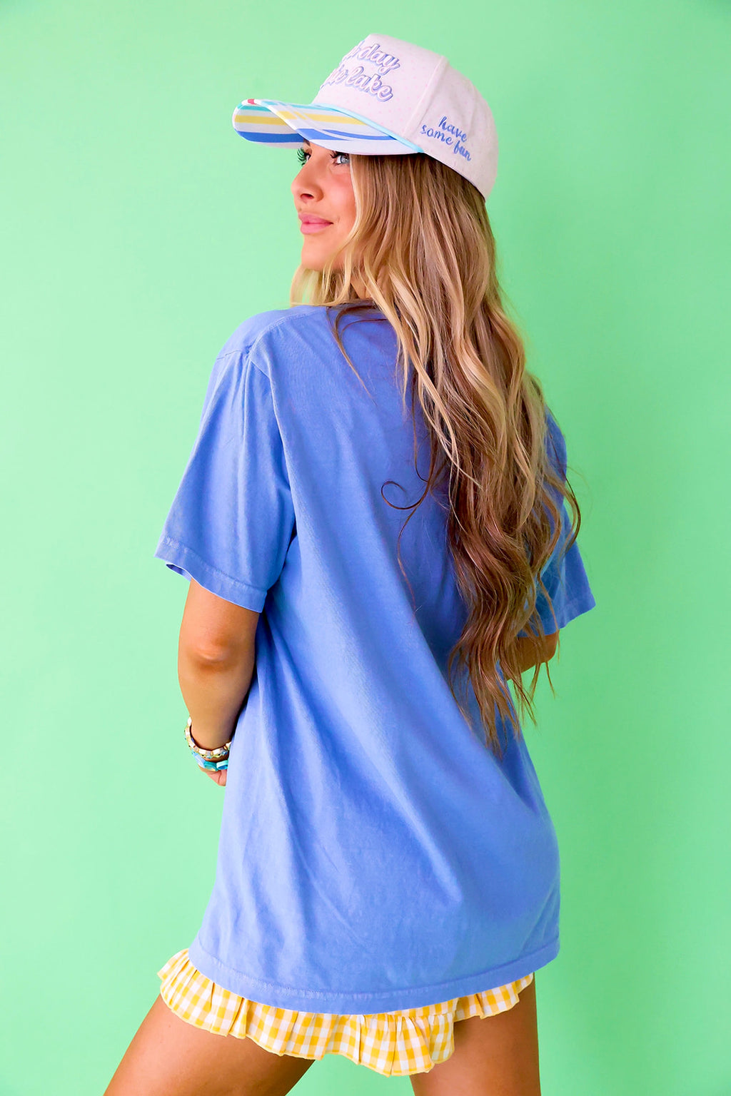Cute Suit Graphic Tee – Denim