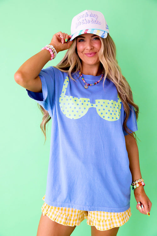 Cute Suit Graphic Tee – Denim