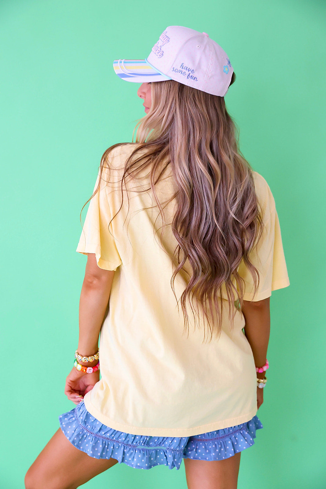 Cute Suit Graphic Tee – Yellow