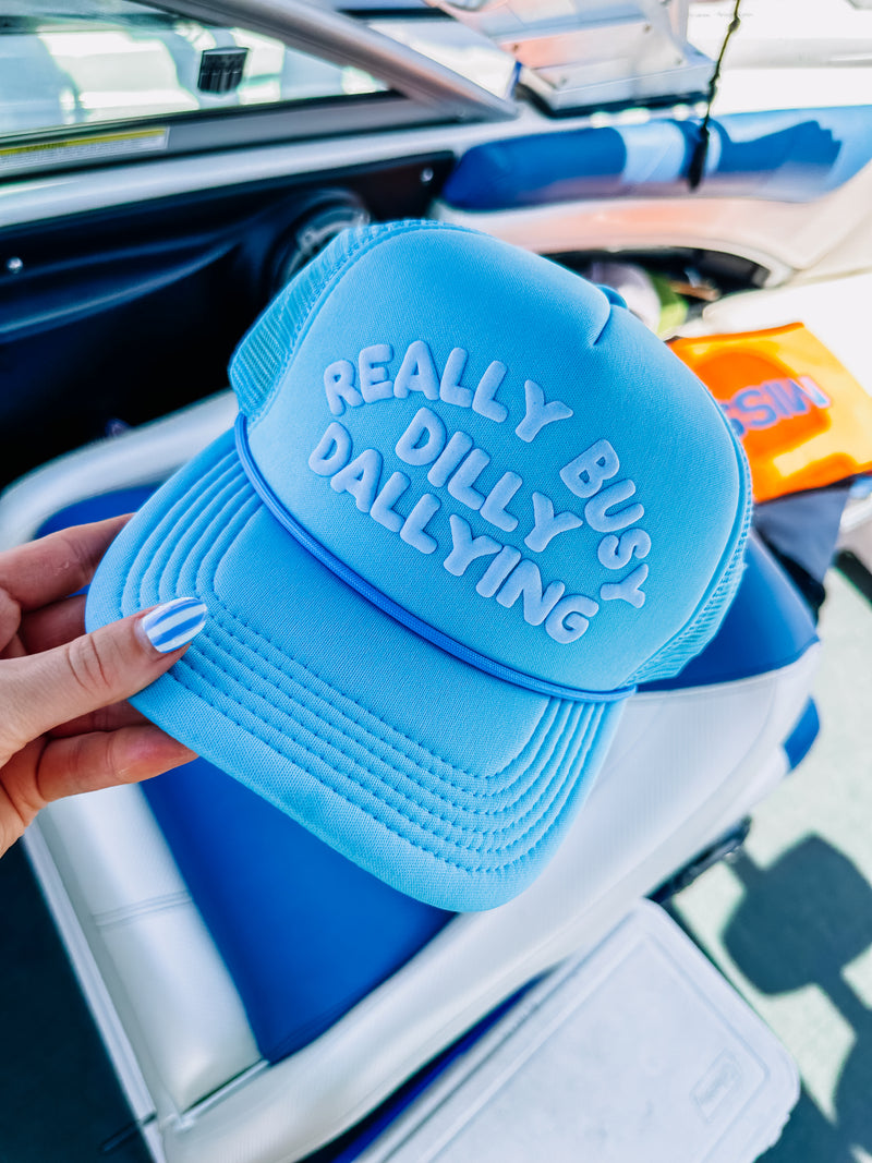 Dilly Dally Hat-Blue