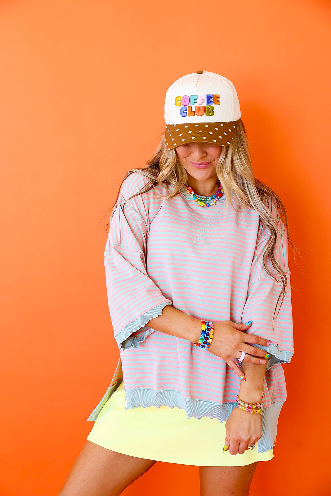 Daydream Stripe Pullover - Sage/Pink