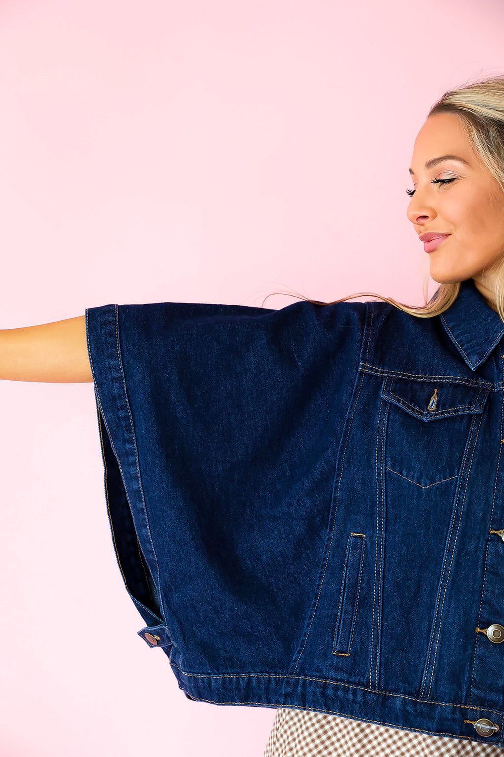 Denim Darling Cape Jacket