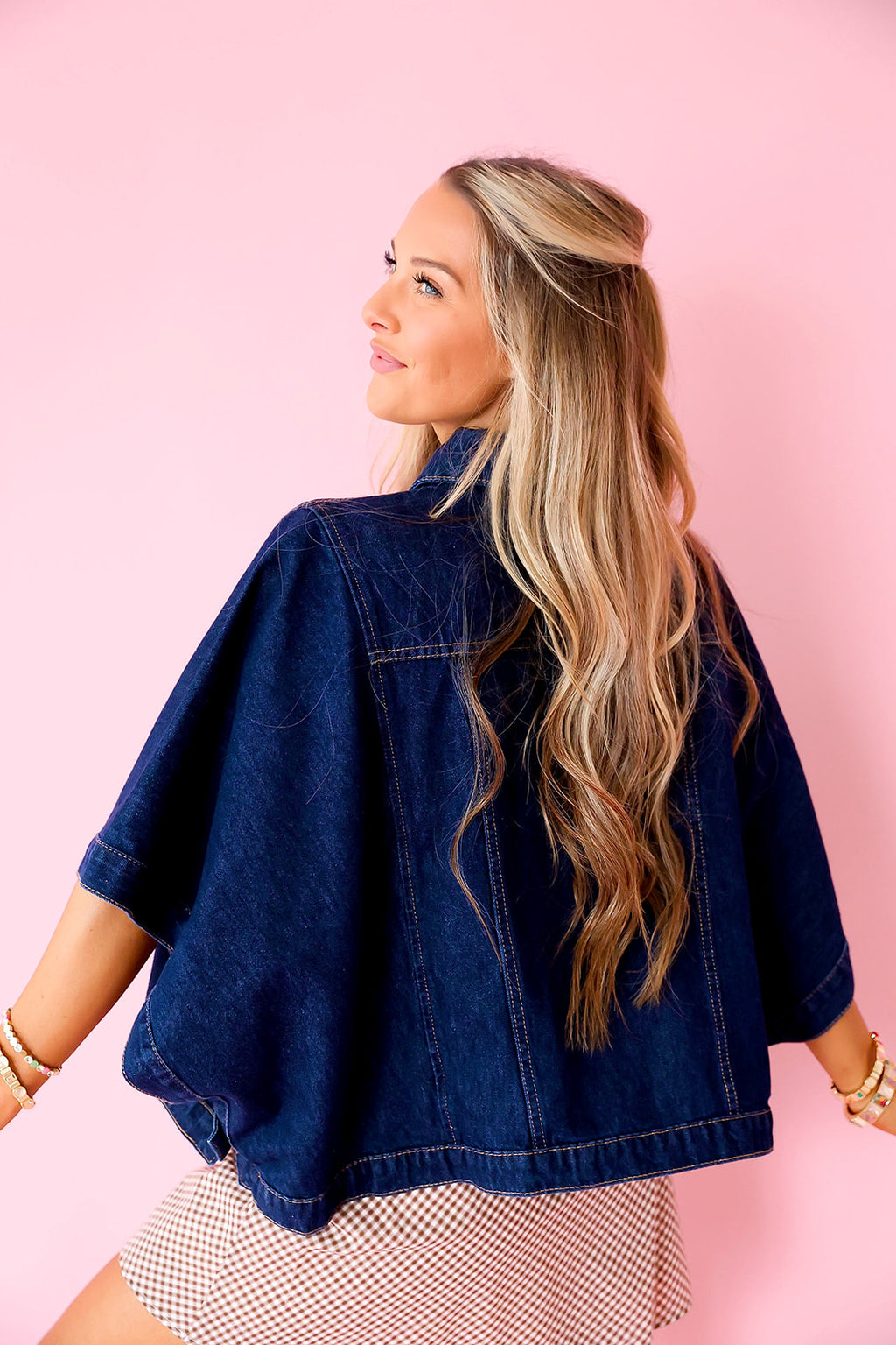 Denim Darling Cape Jacket