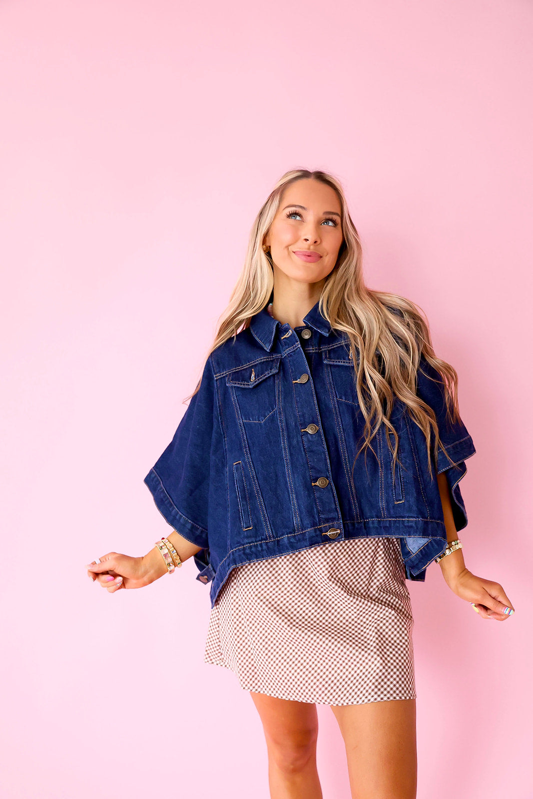 Denim Darling Cape Jacket