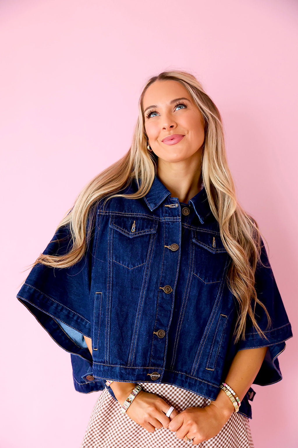 Denim Darling Cape Jacket
