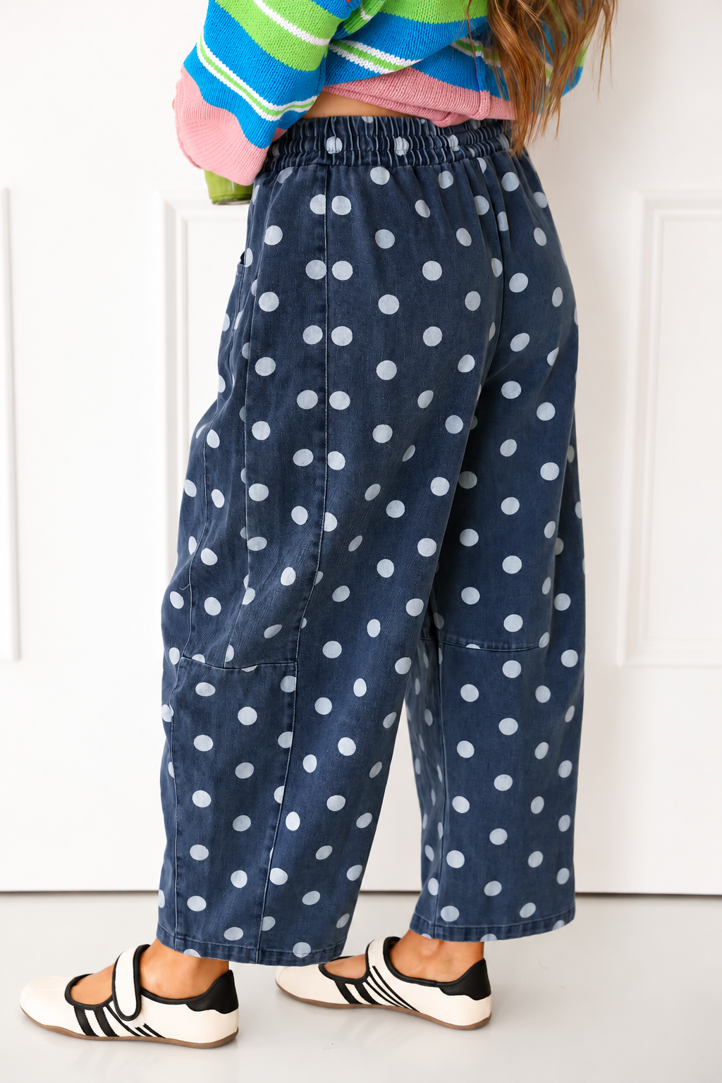 Dot Your Average Jeans- Dark Denim