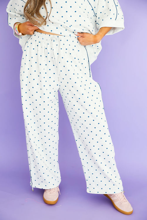 Dot Your Plans Pant – Grey/Navy