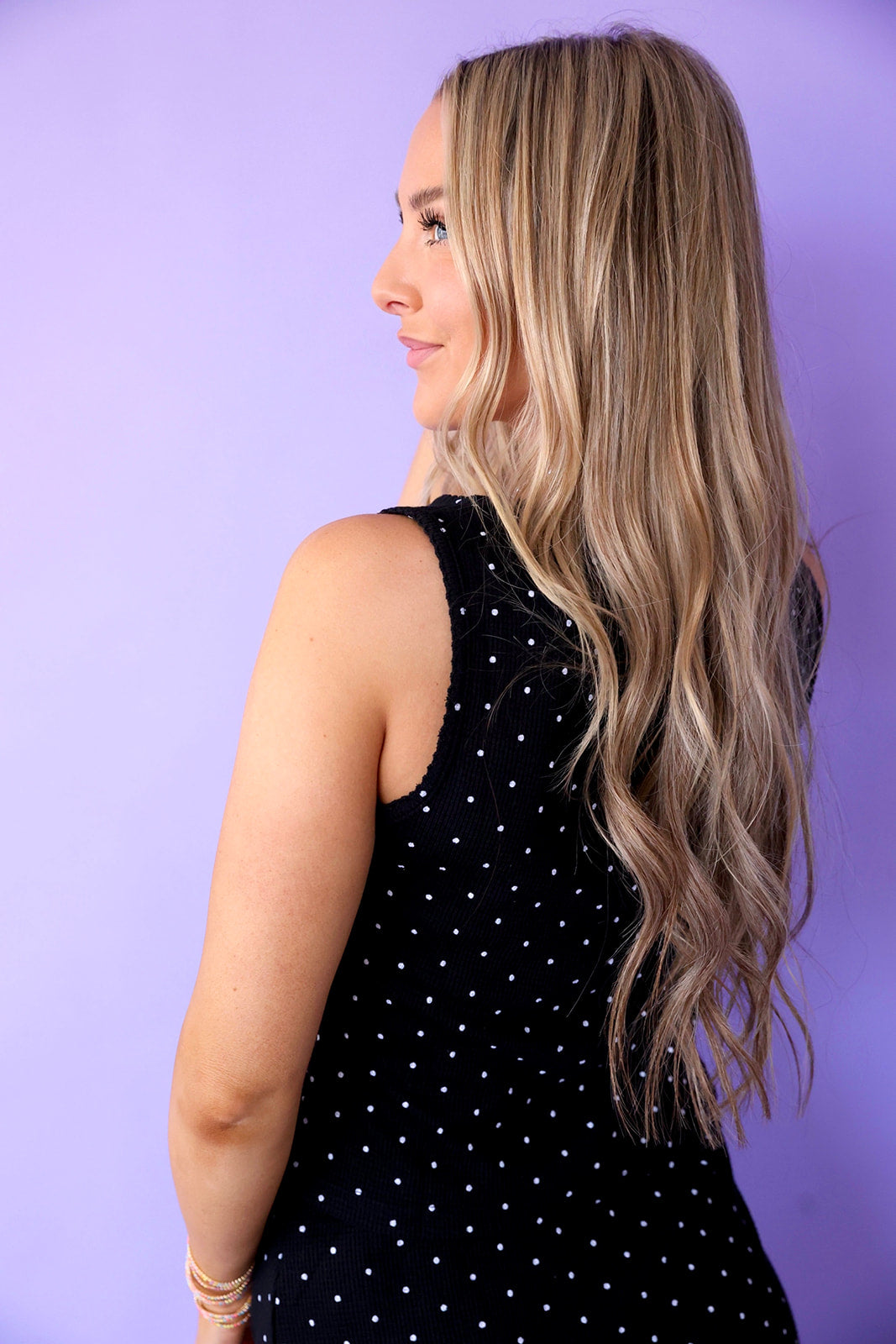 Dots On The Daily Top- Black