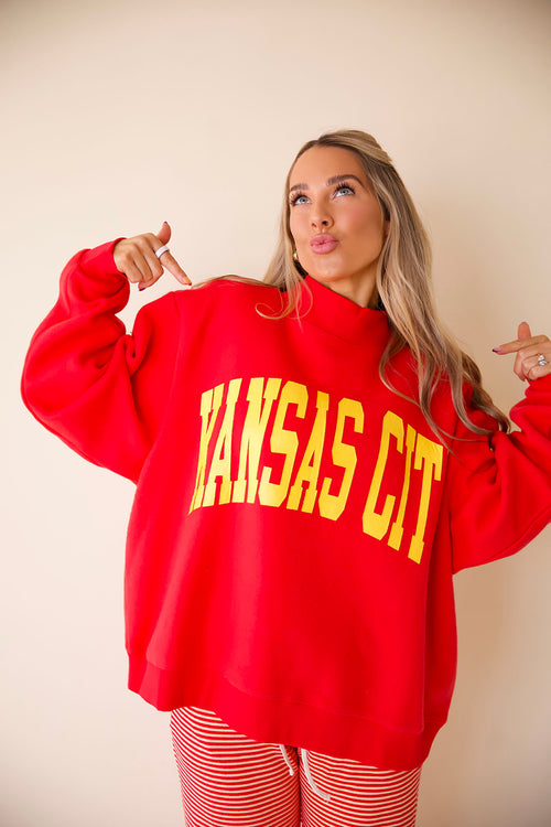 Double The Fun KC Reversible Mockneck