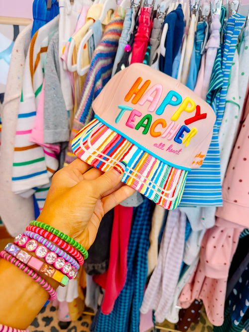 Happy Teacher Trucker Hat