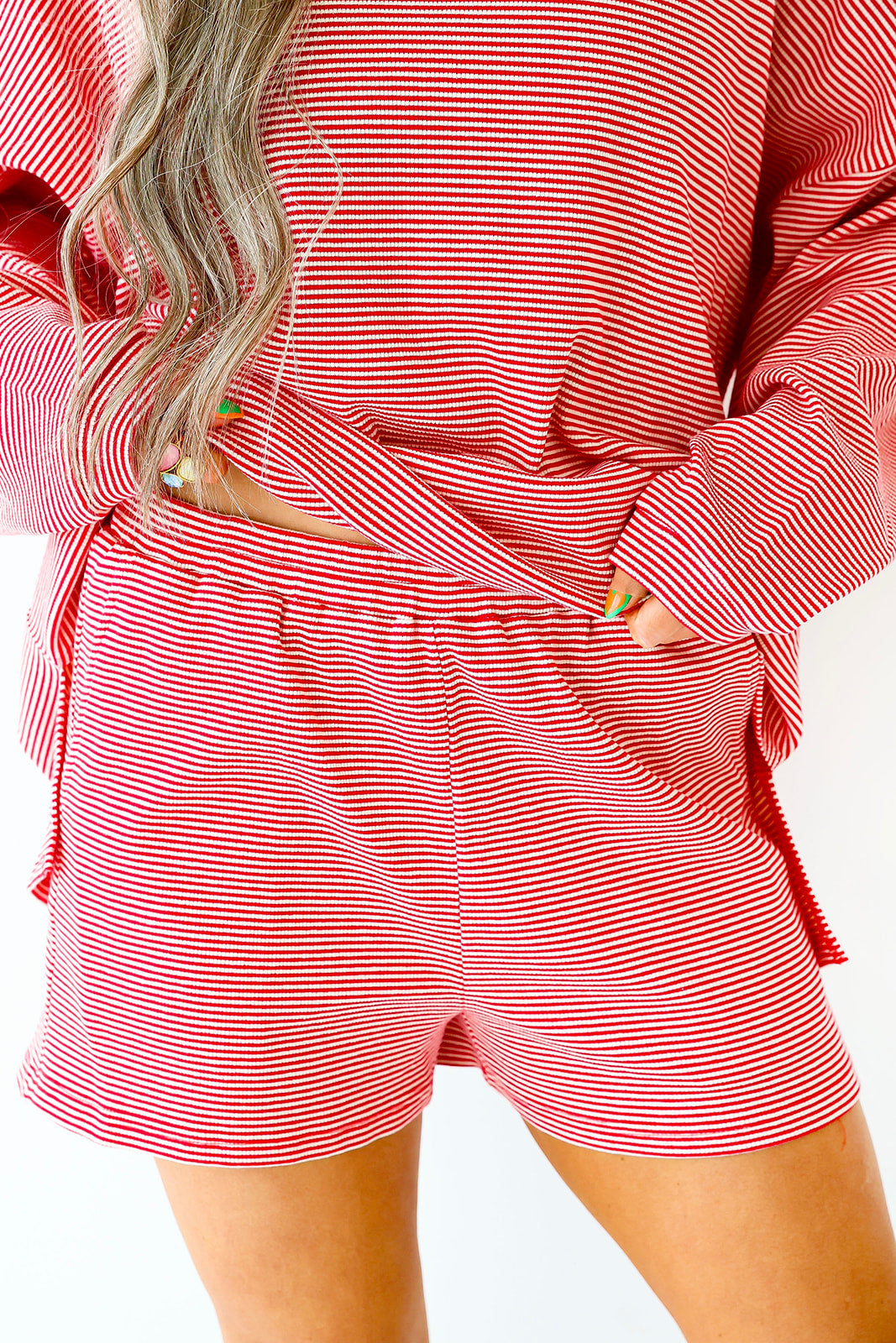 Easy Day Shorts- Red