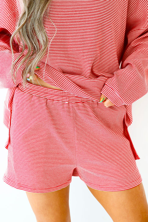 Easy Day Shorts- Red