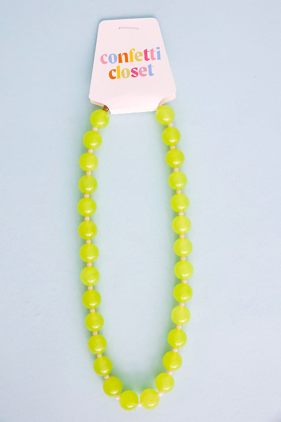 Electric Lime Necklace