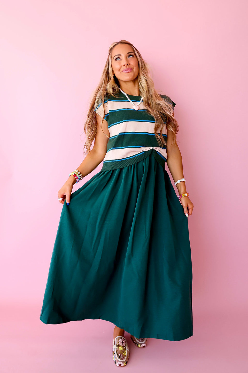 Evergreen Escape Maxi Dress