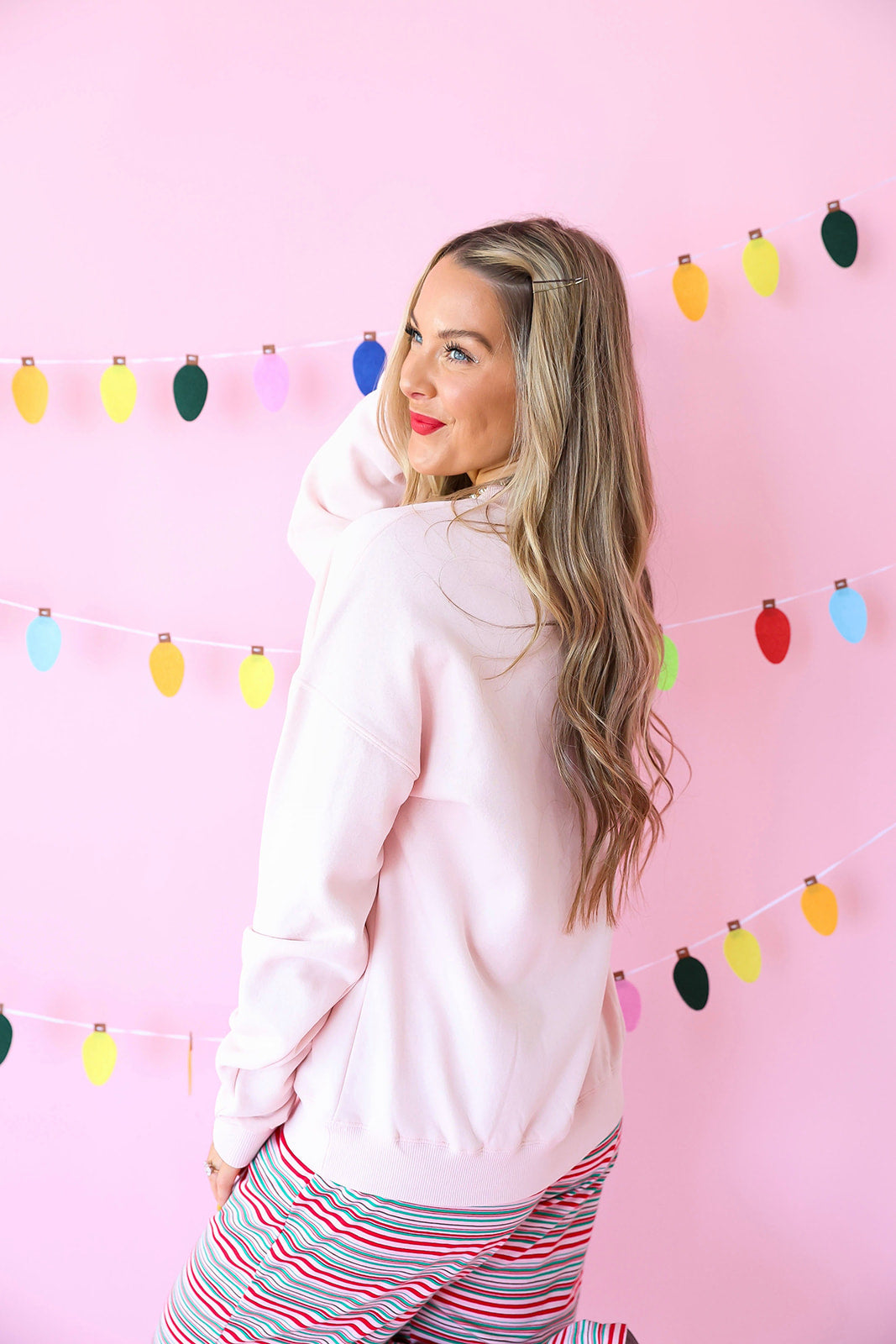 Fa La La La Fun Sweatshirt – Pink