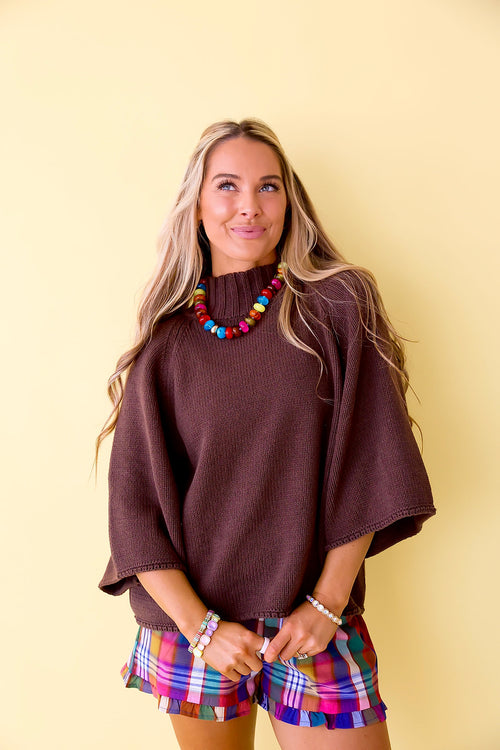 Fall For It Sweater – Chocolate