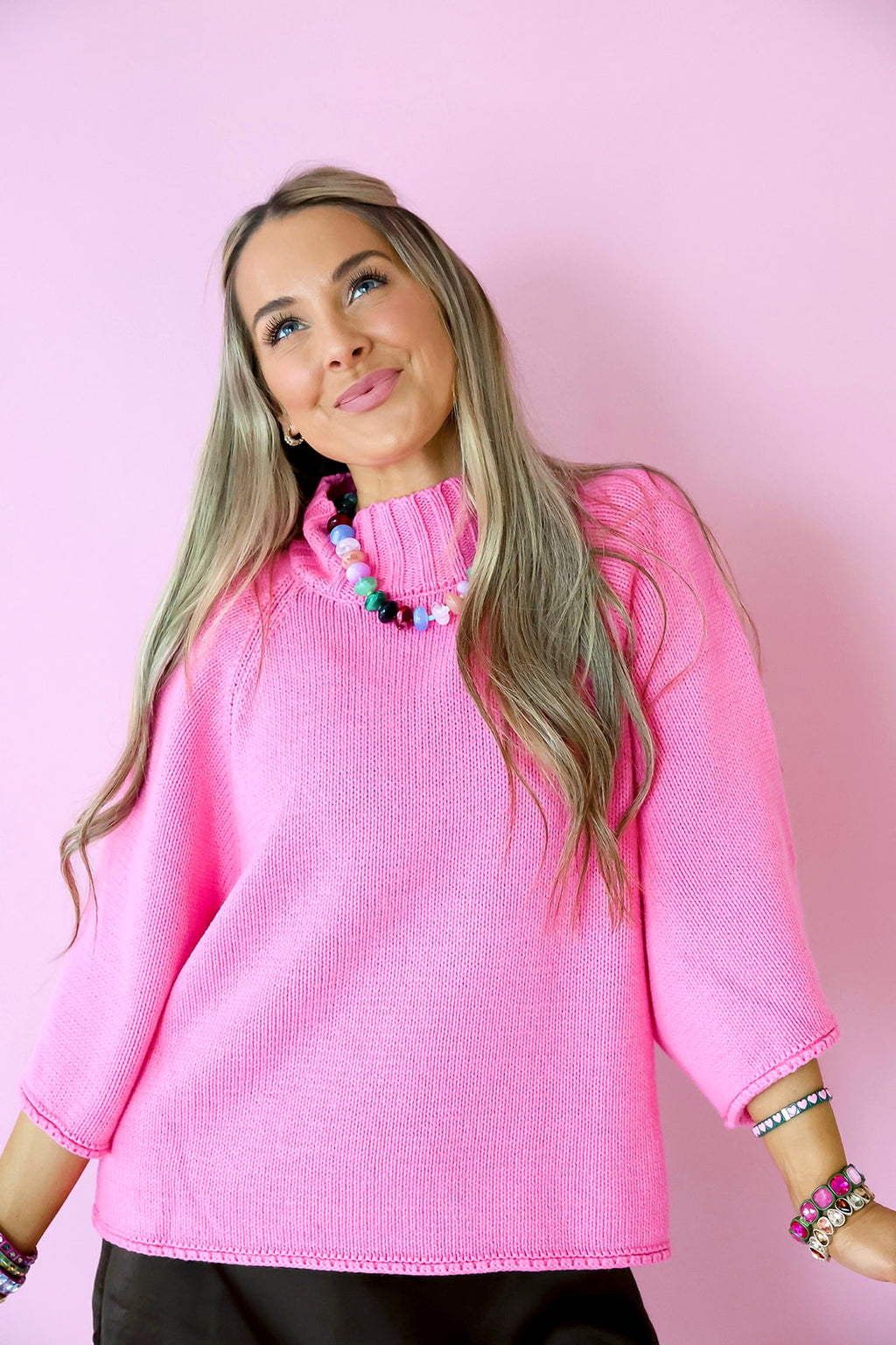 Fall For It Sweater – Hibiscus