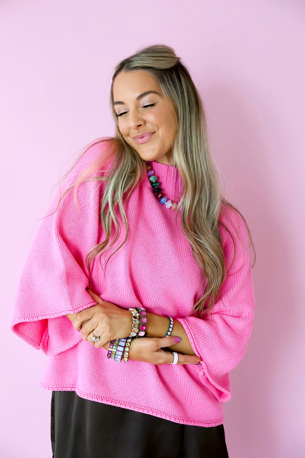 Fall For It Sweater – Hibiscus