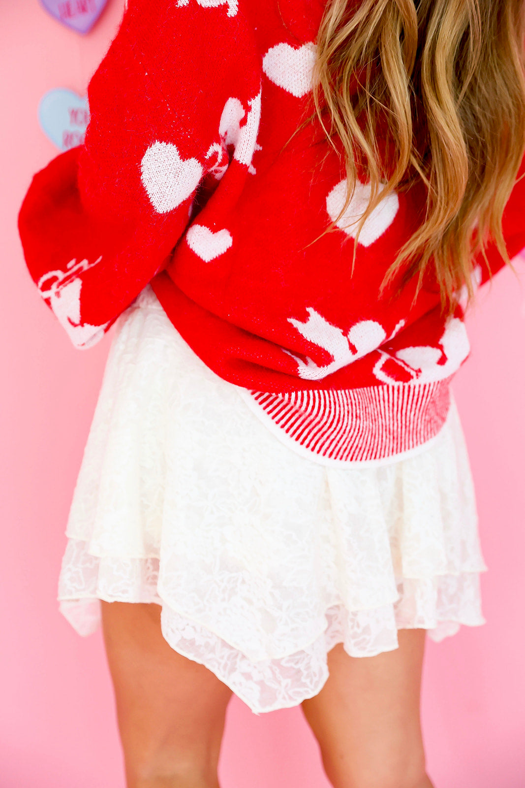 Falling For You Lace Skirt