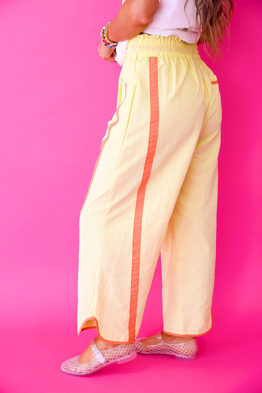 Fast Lane Pants- Yellow