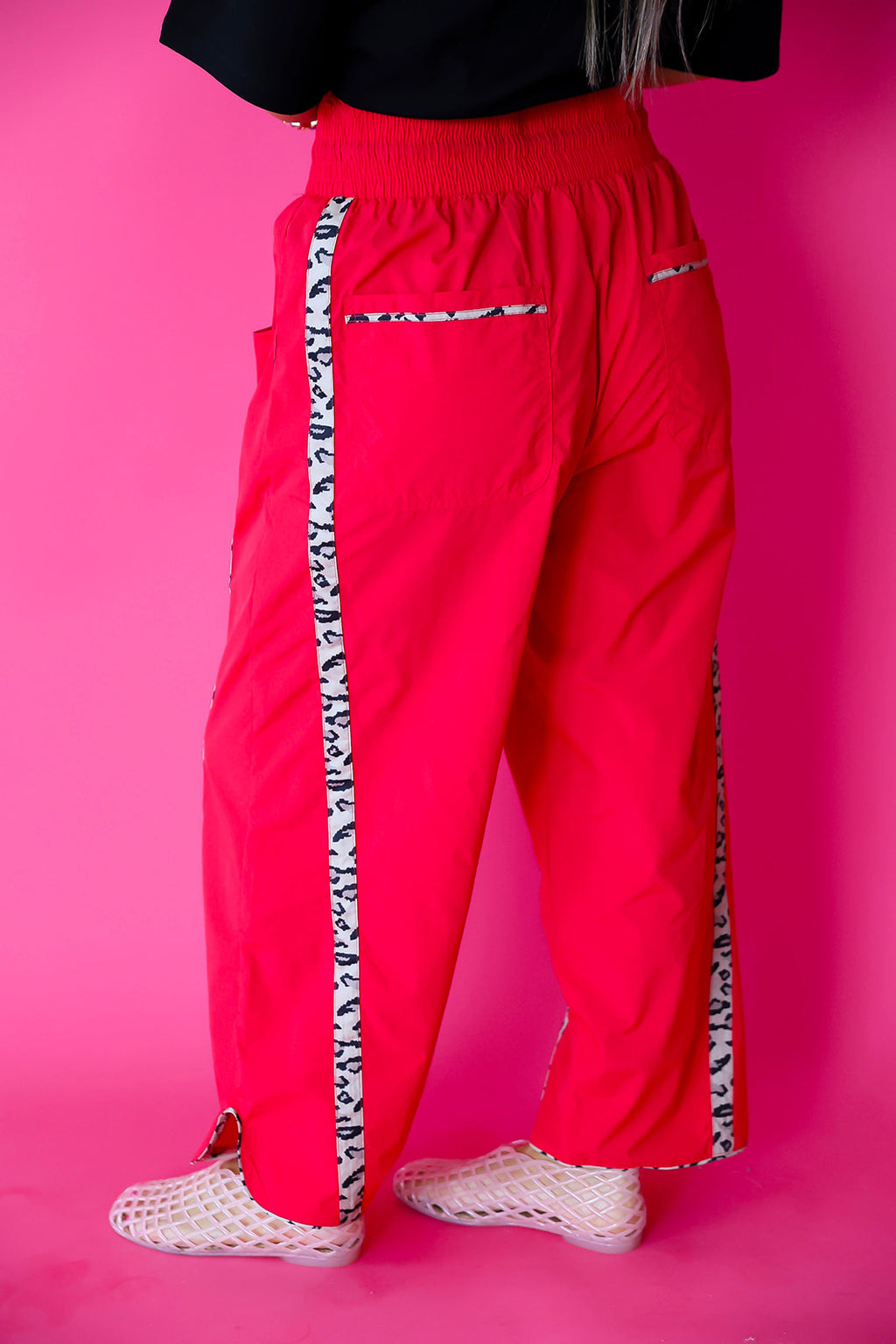 Fast Track Cheetah Pants - Red
