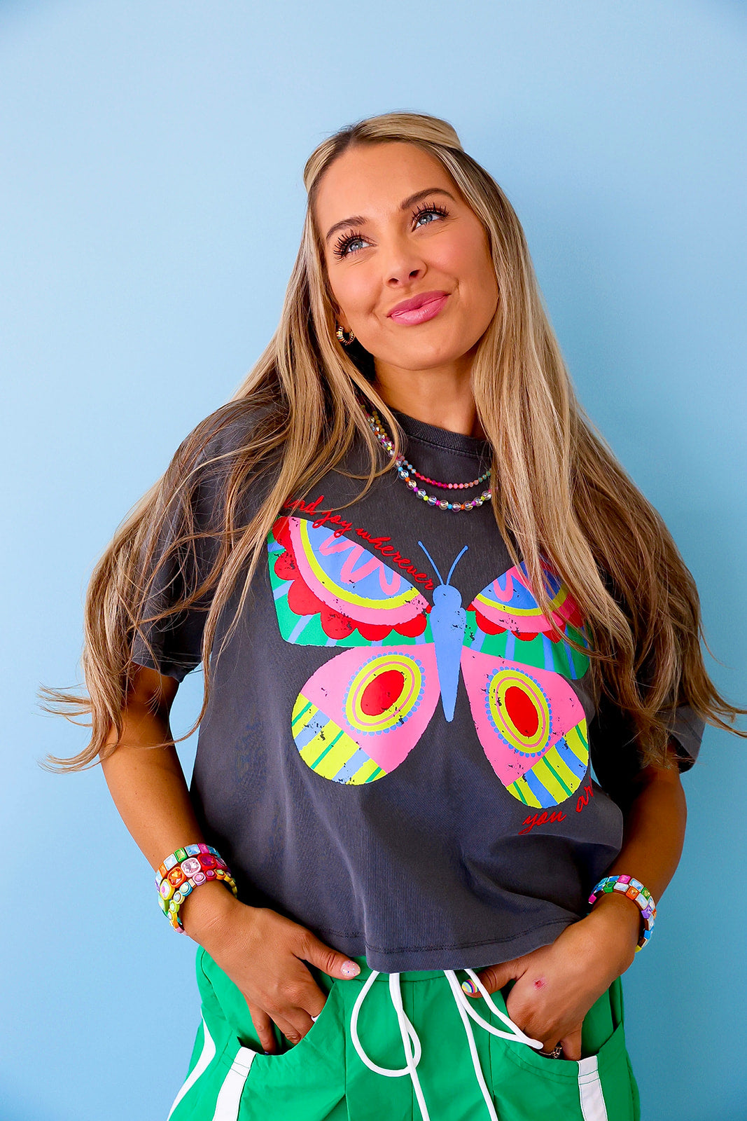 Find Joy Wherever You Are Tee-Grey
