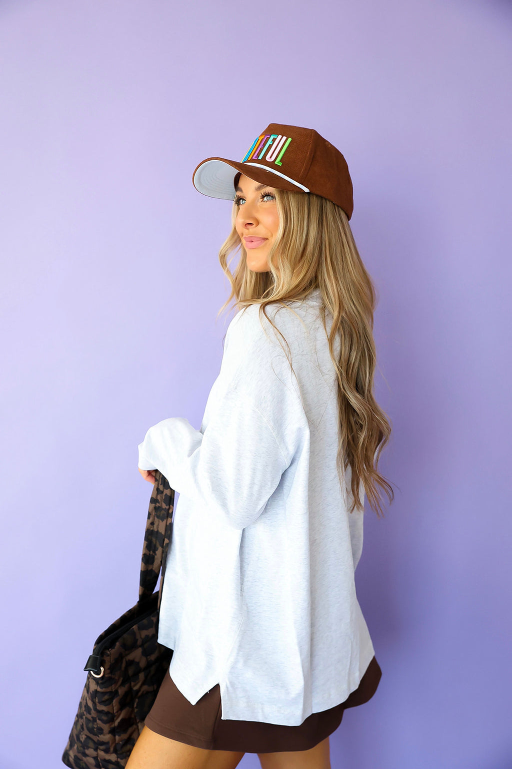 First Things First Top - Heather Grey
