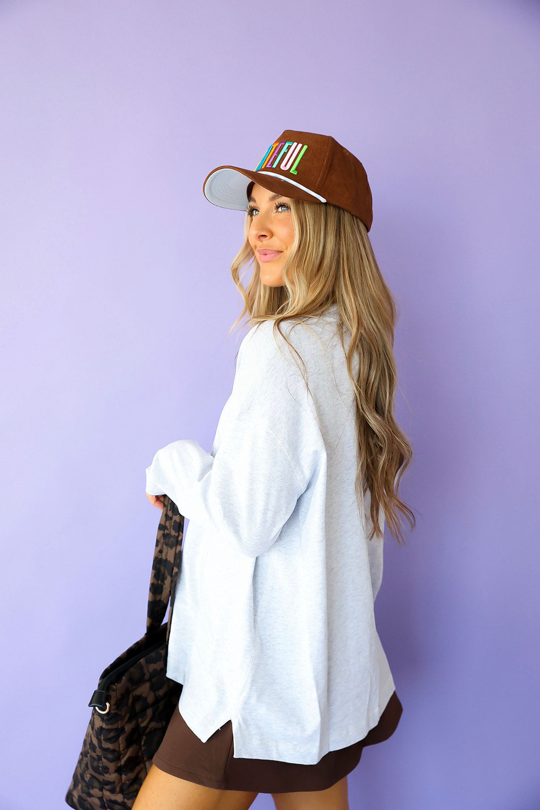 First Things First Top - Heather Grey
