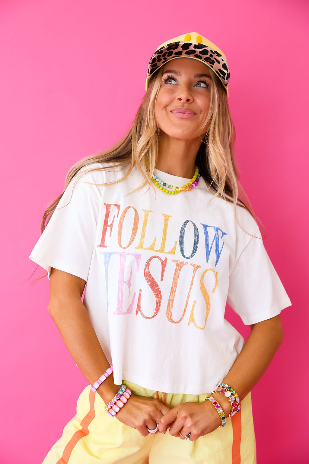 Follow Jesus Crop Tee